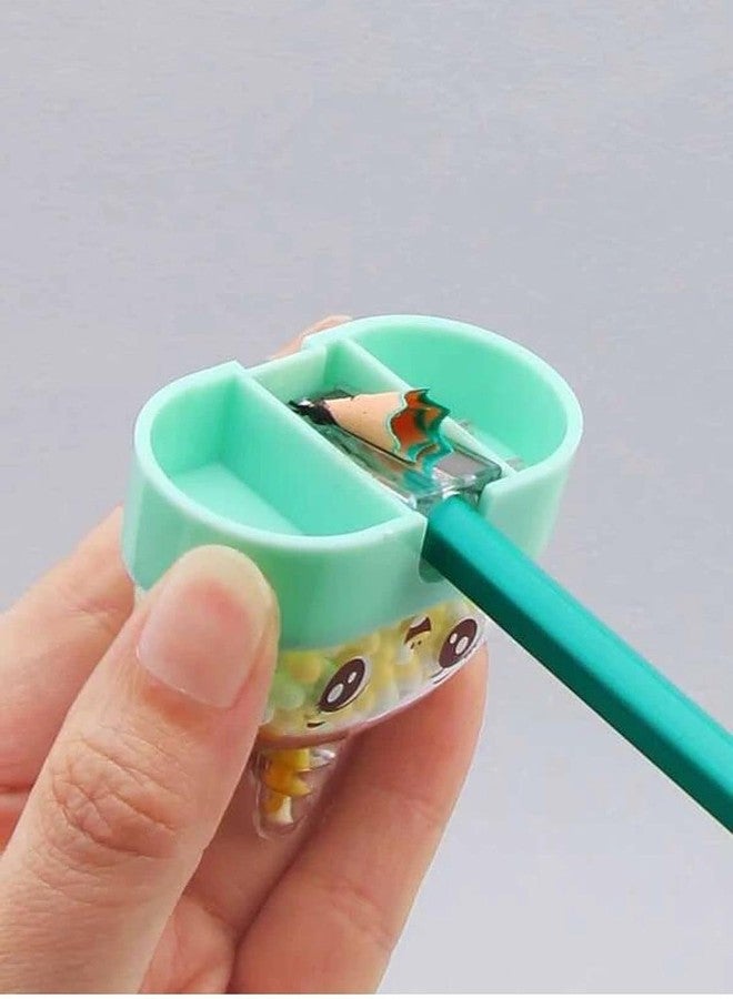 Radiance™ Cute Unicorn Pencil Sharpener for Kids | Manual Cartoon Sharpener for Girls & Boys | School & Classroom Supplies, Birthday Party Favors & Return Gifts | Pack of 4 - Image 4